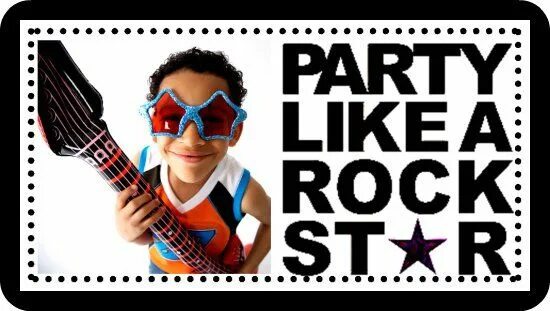 So i party like a rock star. Приглашение на рок вечеринку. Рок пати на день рождения. Rockstar Party позитив. Eeee AAA Party Rock Star.