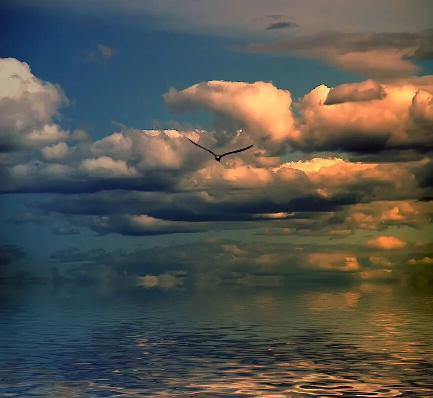 Море облаков. Предгрозовое небо над морем. Море тучи. Облака предгрозовое небо.
