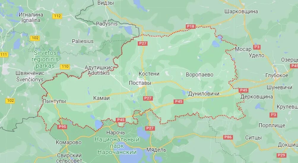 Поставы на карте. Поставы на карте белоруссии. граница белоруссии и литвы на карте.