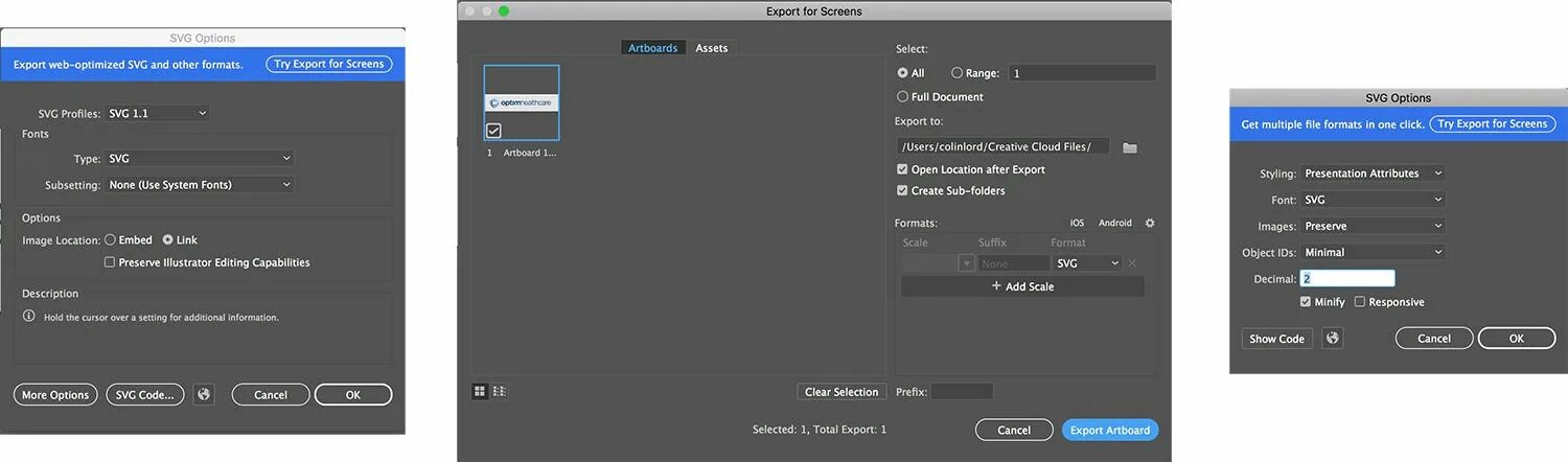 Svg export plug in illustrator. Embed в иллюстраторе. экспорт в svg из illustrator. svg экспорт в файл. export for screen в adobe illustrator.
