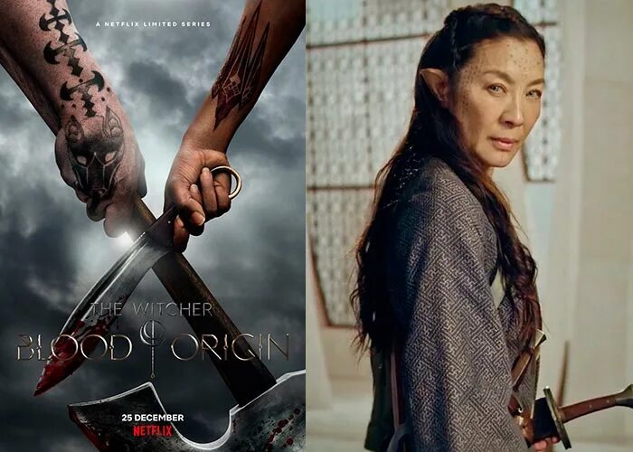 Ведьмак сериал 2022. Сериал нетфликс ведьмак: происхождение. Ведьмак сериал нетфликс. Сериалы нетфликс 2022. Мишель йео ведьмак.
