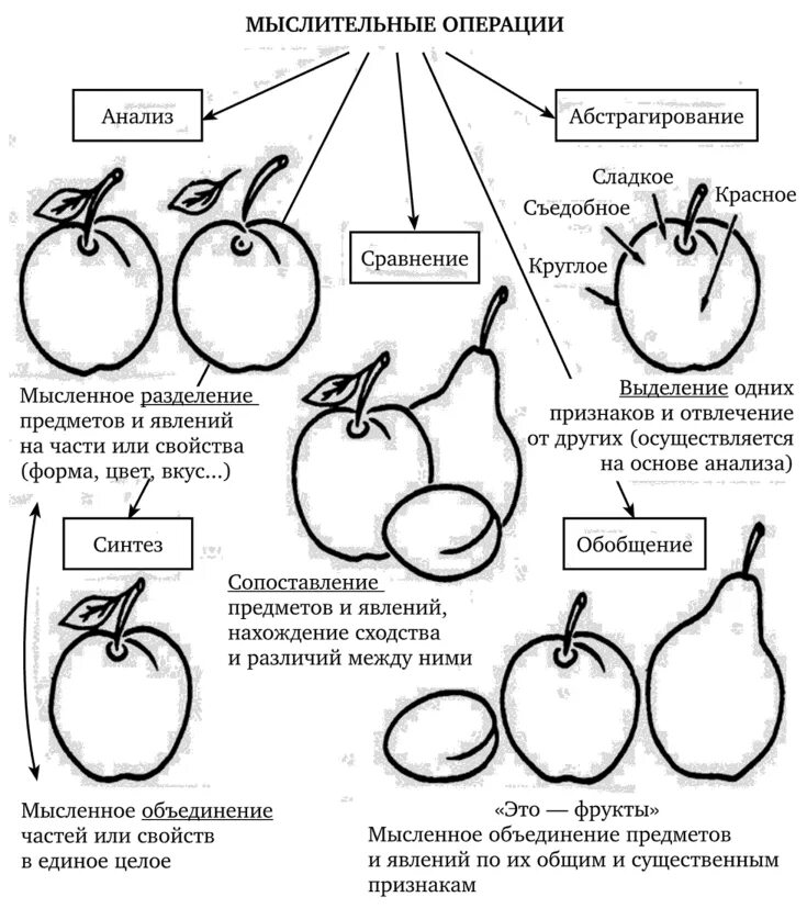 Понятие мыслительной операции. Мыслииельный операции. Анализ мыслительная операция. Формирование мыслительных операций анализа. Мыслительные операции рисунок.