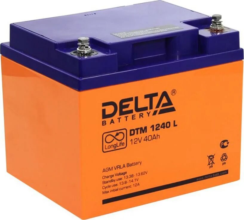 Аккумуляторная батарея Delta HRL 12-45 X. Delta Battery DTM 1240 L 12в 40 а·ч. Аккумуляторная батарея Delta HR 12-40 (12v / 45ah). Delta DTM 1240 L (12в/40ач).