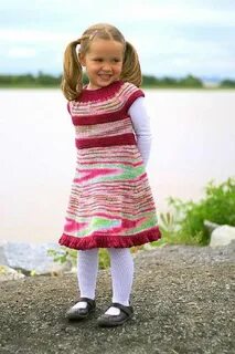 Туника для девочки спицами