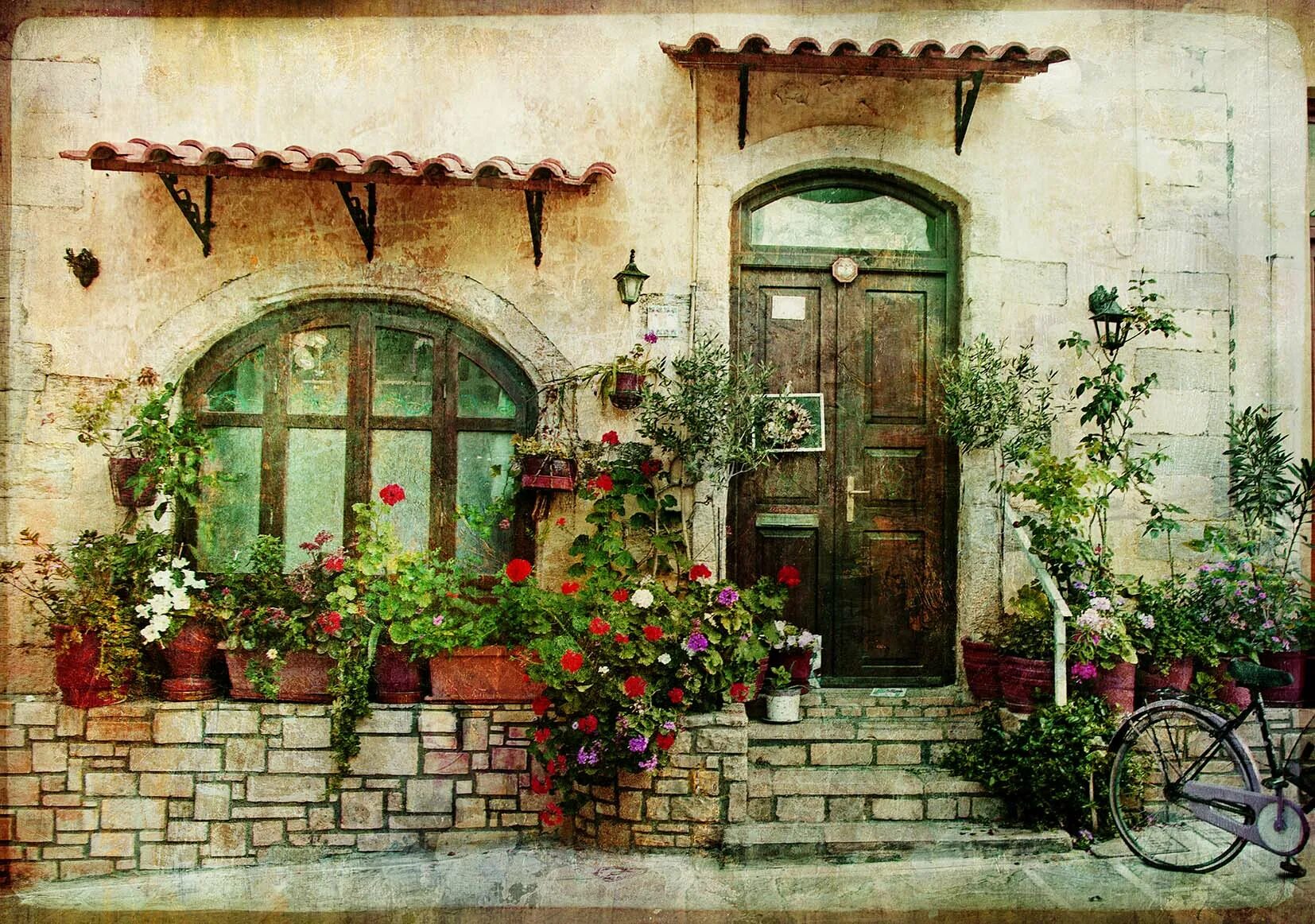 Фотообои улица в провансе. Уютный дворик италия тоскана. Вадим суляков картины. Живопись городской руане маннинг. Художница жанет крускамп.