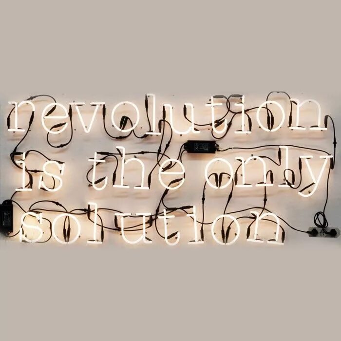 Only solution. Настенный светильник seletti (r)evolution is the only solution. торшер seletti neon-art. надпись revolution. revolution the only solution.