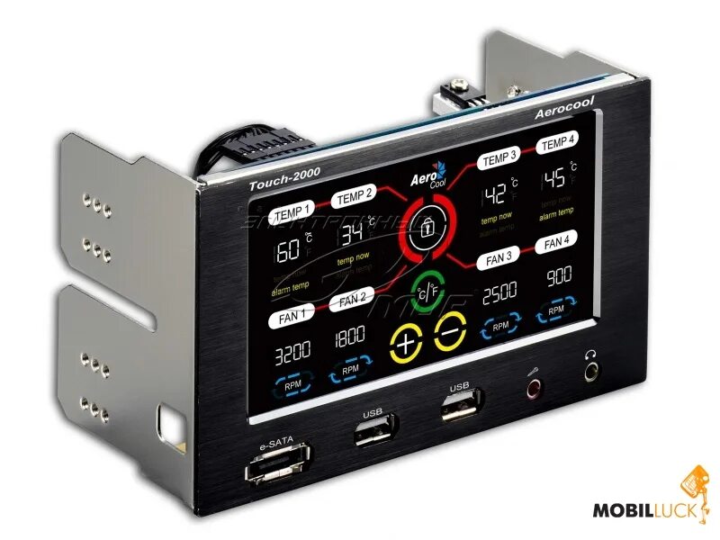Lian Li USB 3.0 x 4 (20pin-plug) power/reset button BZ-U08 Black Coolerguys