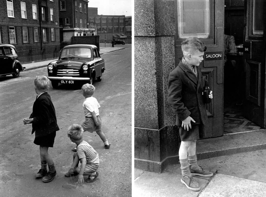 Как 20 ребенка на улицу. Терстон Хопкинс фотограф. Дети улицы. 1954 Год Англия. Берли Догерти дети улиц.