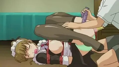 Maid in Heaven 2 &8211; Tied up hentai maid gets vibrator in pussy and...