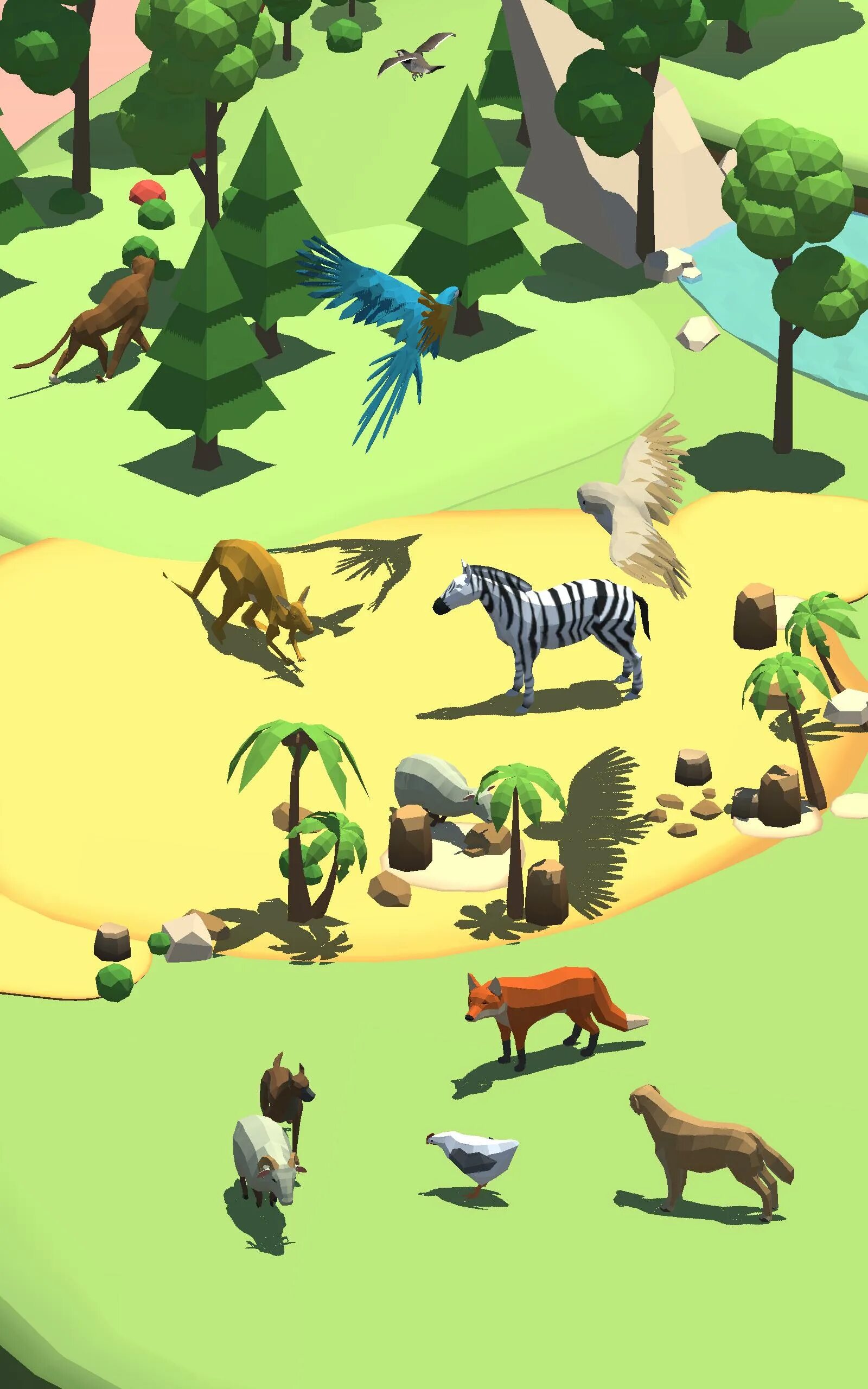 Игры 5 зверей. Игра про создание животных. Создавать животных. Скриншот животных.