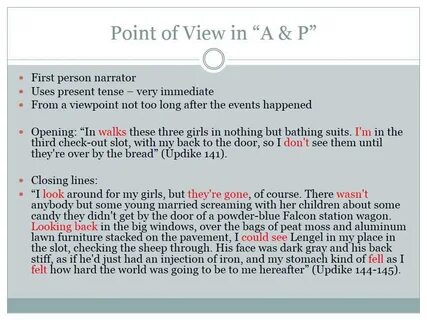 A p analysis