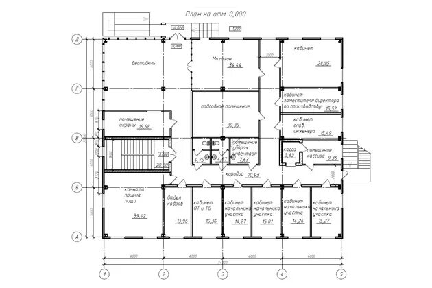 Размеры офисного здания. АБК план помещений. Планировка офисного здания с размерами. Схема 3х этажного промышленного здания. План двухэтажного офисного здания.