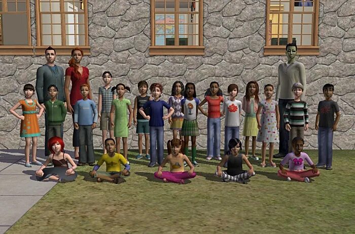 Симс 2 школа. Симс 2 семья Смит. SIMS 2 School. В симсе 2 школьный день.