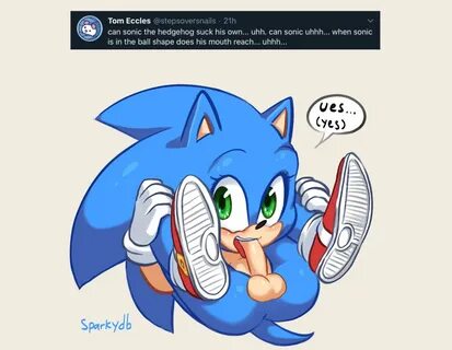 sparkydb_art : This is how Sonic keep his ball form. * TwiCopy
