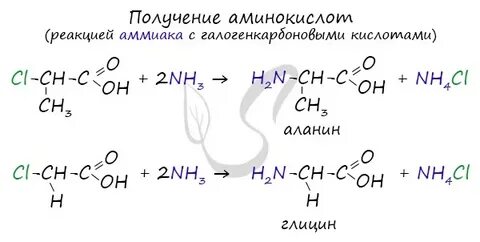 Глицин получение