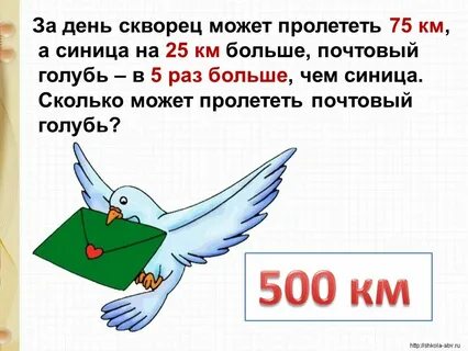 С какой скоростью летит почтовый голубь