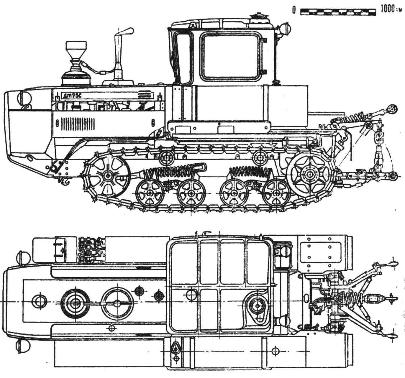 Дт 75 размеры