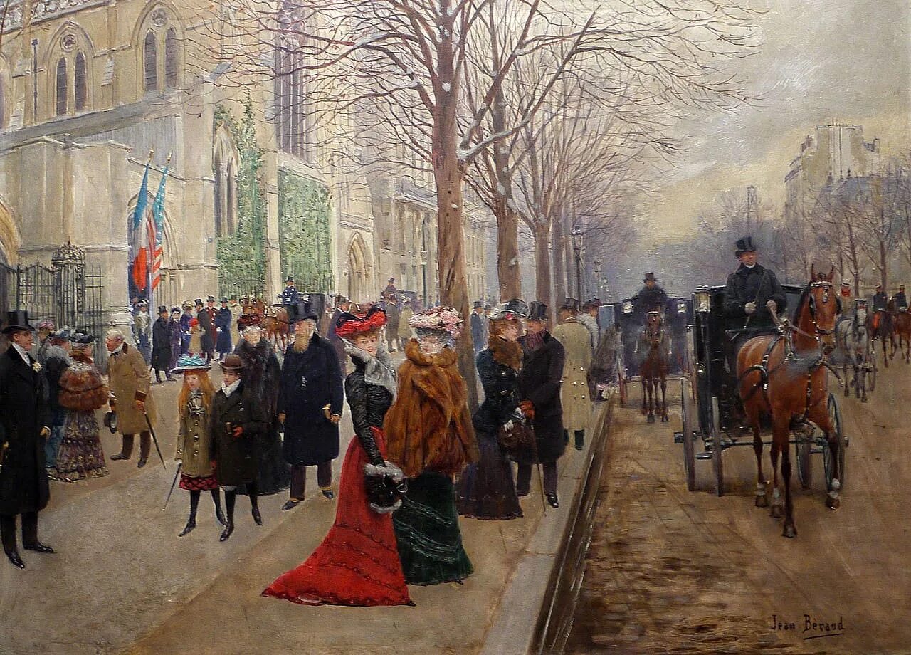 Картины французов. Jean Beraud художник.