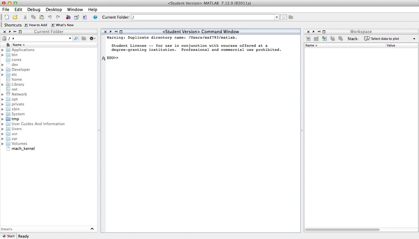 Folder matlab. Folder matlab