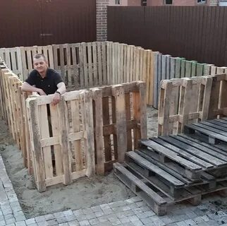 Из поддонов своими руками видео