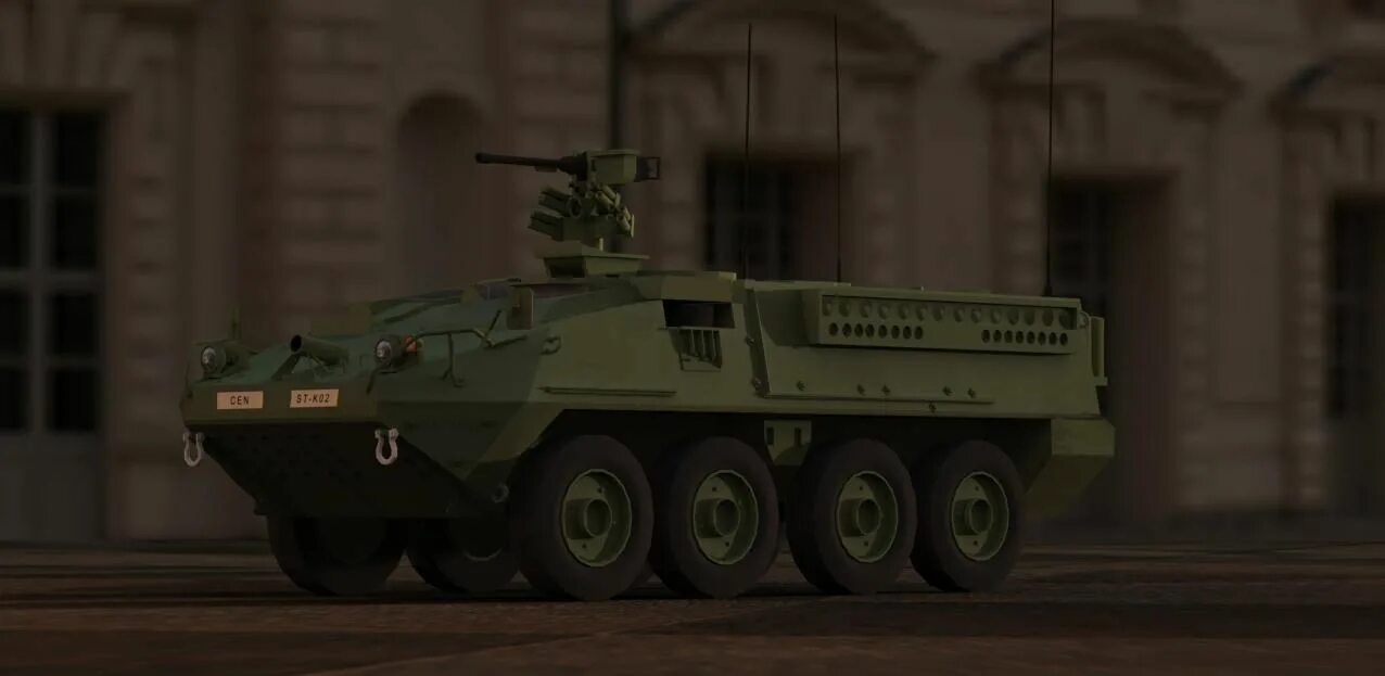 M1126 Stryker Infantry Carrier vehicle. Stryker 3d. Страйкер с хелфаер. Страйкер 3