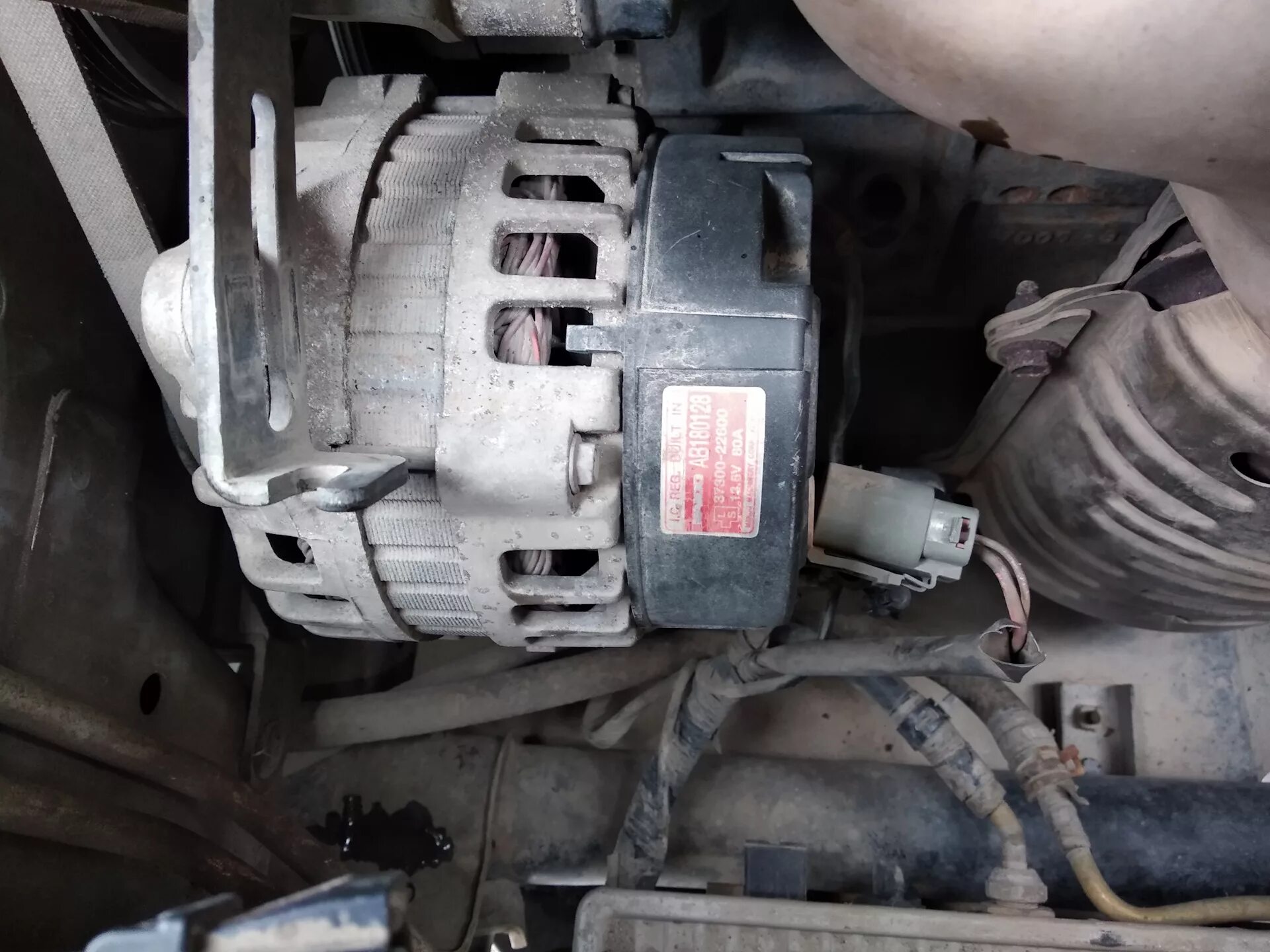Замена генератора - Hyundai Accent (2G), 1,5 л, 2007 года своими руками DRIVE2