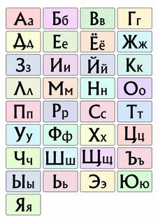 Сколько строчных букв в русском алфавите