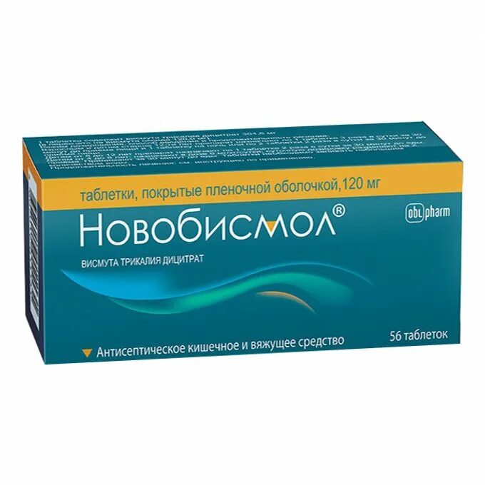 Новобисмол что лучше отзывы врачей. Новобисмол 120мг 56 таб. Новобисмол 120мг №56 таб п/пл/о. Новобисмол таб. П.П.О. 120мг №56. Новобисмол таб. П/О плен. 120мг №56.