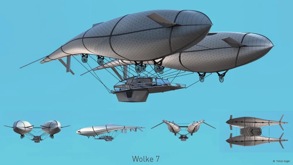 Дирижабль будущего. Летающий дом wolke 7. футуристический дирижабль. летающий дом дирижабль.