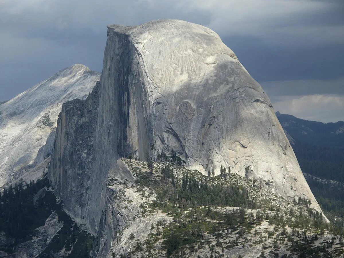 Гора Хаф Доум. Half Dome в Йосемити. Эль-Капитан гора Калифорния. Хаф Доум, США.