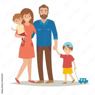 Папа и мама в семье