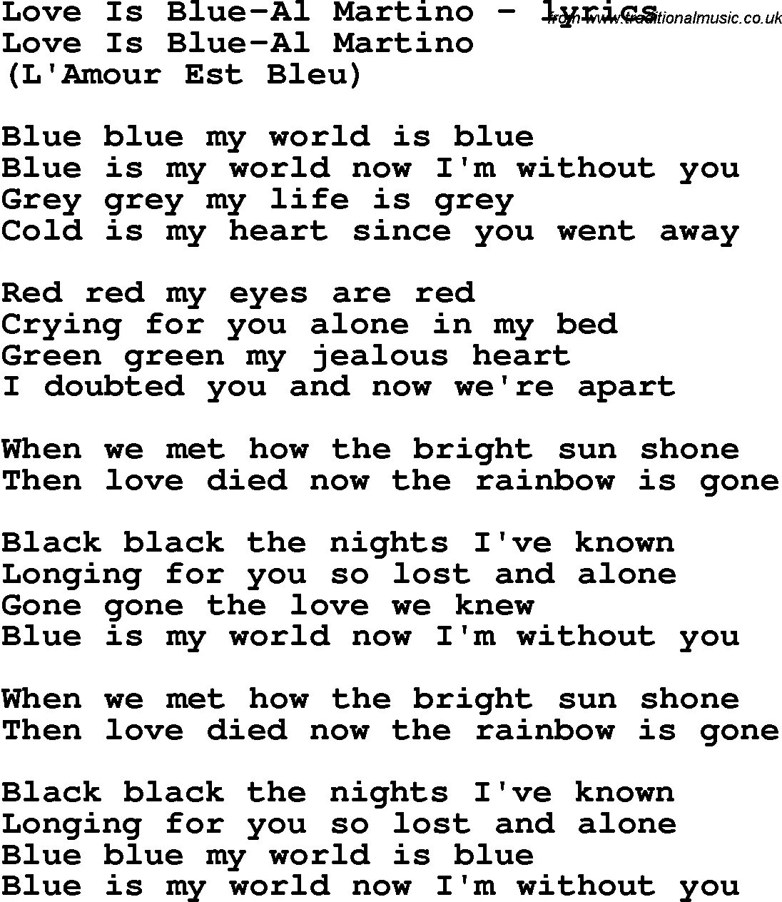 Blue one Love текст. Love is Blue. Im Blue текст. Lyrics Song Love.