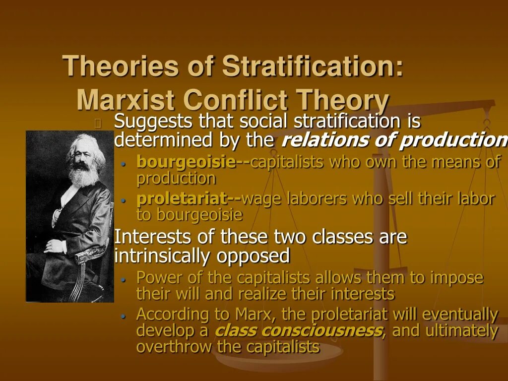 The meaning of Marxism. Marxist Theory. Conflict Theory. Theory of Production.