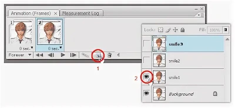 Select frame. Select frame