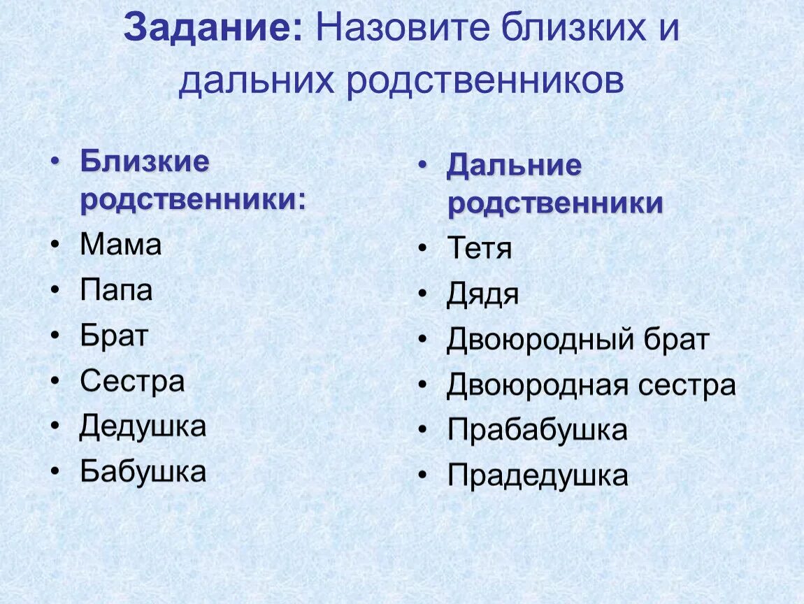 Близкие родственники. Близкие и дальние родственники. Близкие родственники это кто по закону. Кто является близким родственником по законодательству. Родной брат папы