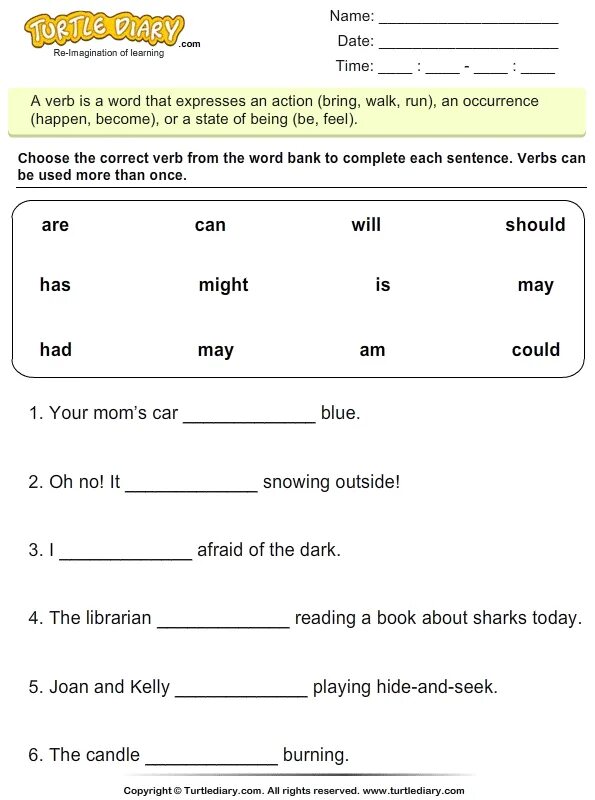 Which sentence s is are correct. Write the correct form of the verb to be:. Complete \Worksheet. Verb to be sentences. Write the correct form form of verb to be.