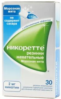 Никоретте резинка жевательная резинка 2