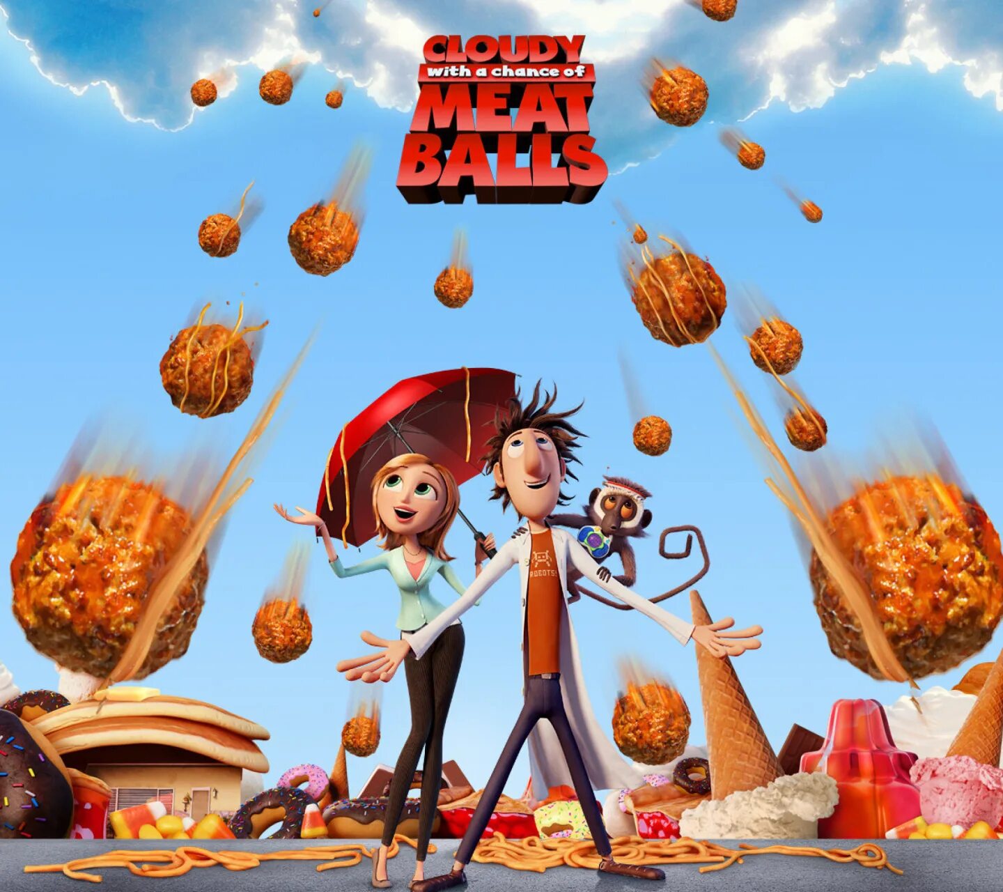 Cloudy with a chance of Meatballs 2 игра. Облачно, возможны осадки в виде фрикаделек (2009).