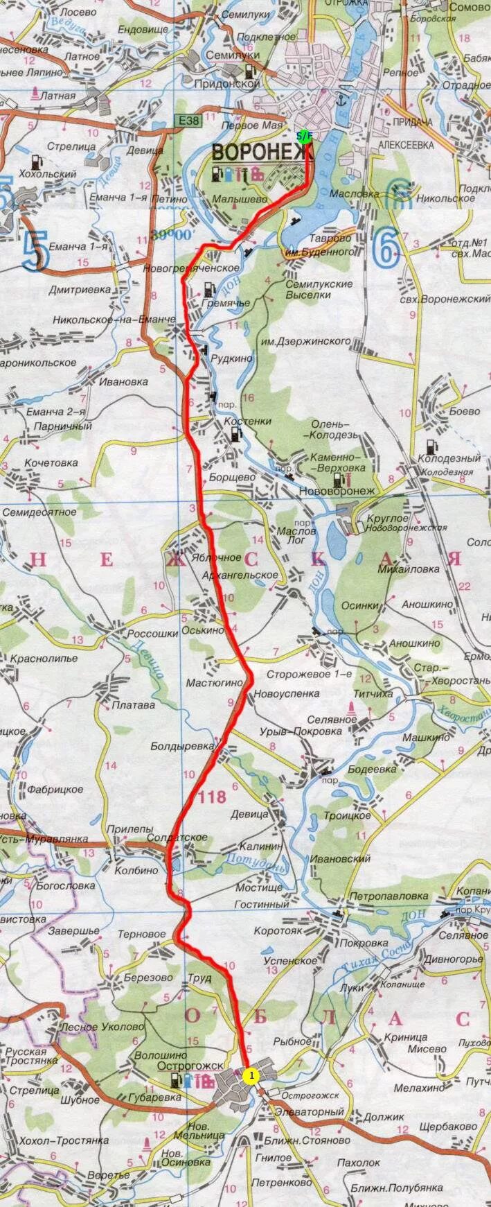 Острогожск воронежская на карте. Карта трассы Острогожск- Воронеж. Трасса Острогожск Воронеж. Трасса Острогожск Воронеж карта. Карта Воронеж Острогожск Острогожск.