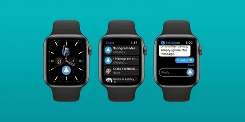 Телеграмм на watch 4