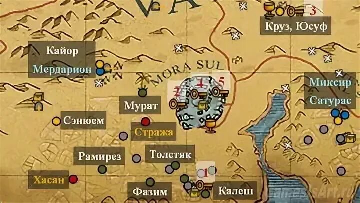 Готика 3 кубки огня расположение на карте Интерактивная карта готики 3