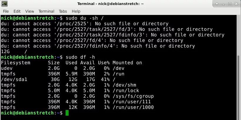 Cannot access no such file or directory
