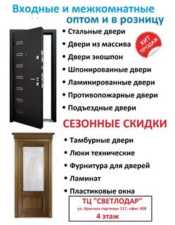 Новое объявление дверь