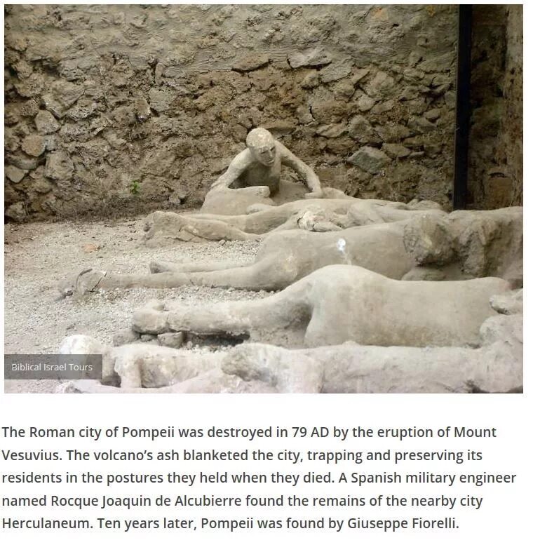Pompeii was an ancient