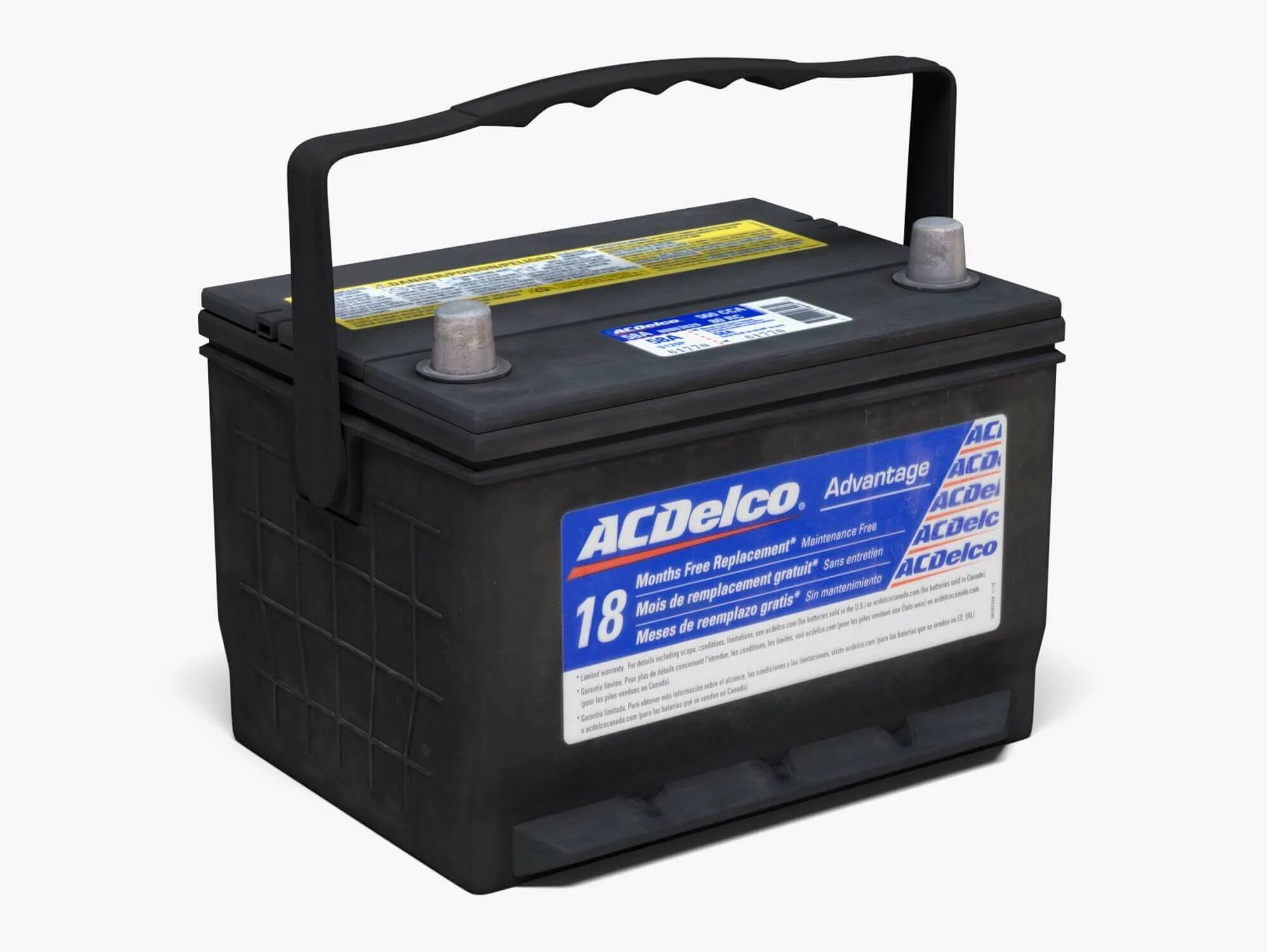 Www battery. ACDELCO 19375471 АКБ. 19375456 Аккумулятор ACDELCO. ACDELCO аккумулятор 88865269. Car Battery 3d model.