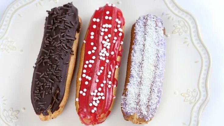 Эклеры - Рецепт эклеров Фрамбуаз с фото пошагово на Вкусном Блоге