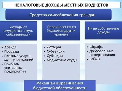 К собственным налогам относятся