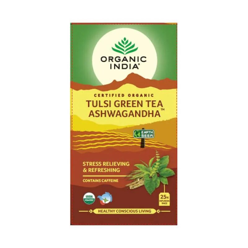 Чай туласи купить. Тулси Органик чай. Индийский чай Тулси. Чай индийский Organic India. Травяной чай Тулси.