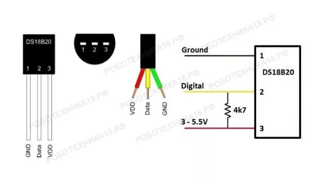 Датчик Dallas 18b20. Arduino температурный датчик ds18b20. Датчик температуры 18b20 распиновка. Температурный датчик Dallas ds18b20.