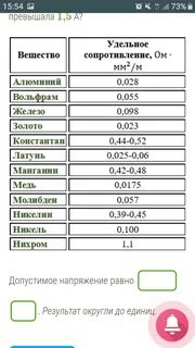 Удельное сопротивление константановой проволоки